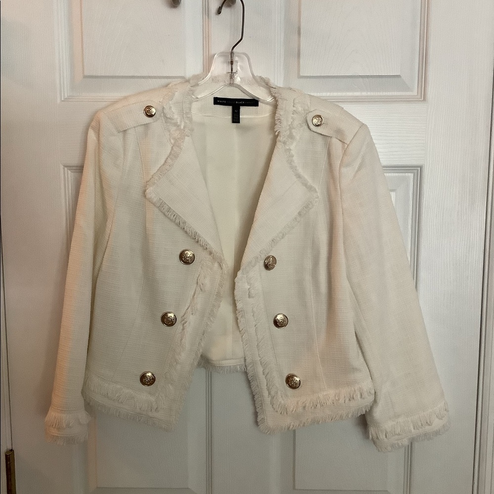 WHBM Military Jacket Gold Buttons sz 12